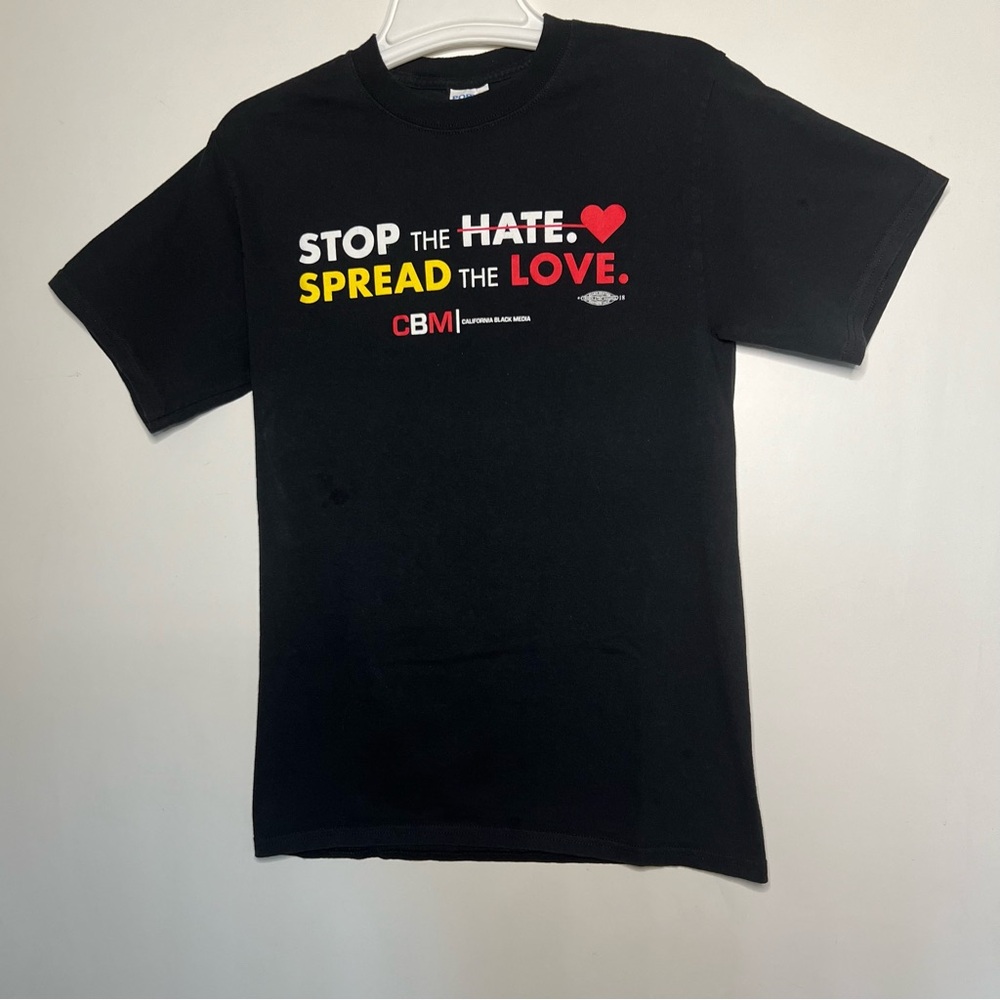 Black Kids T-Shirt - Spread the Love Design